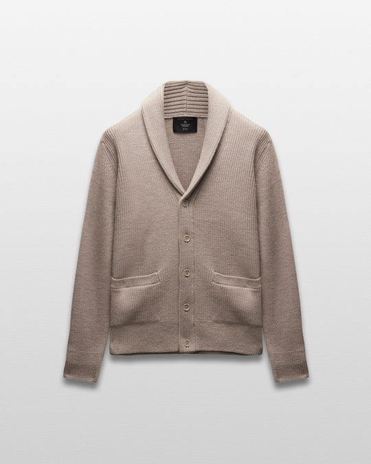 Merino Rib Vinnie Shawl Cardigan