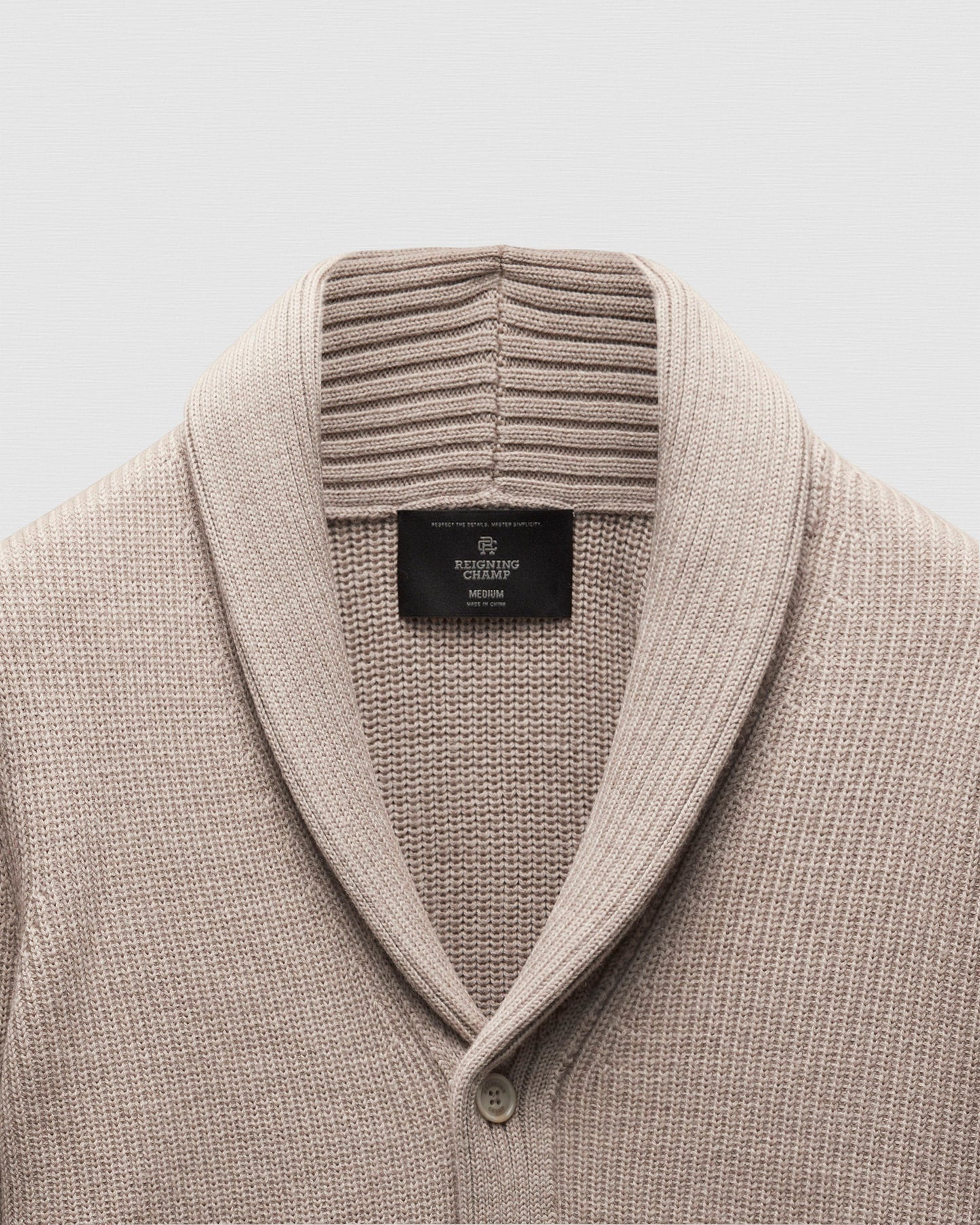 Merino Rib Vinnie Shawl Cardigan