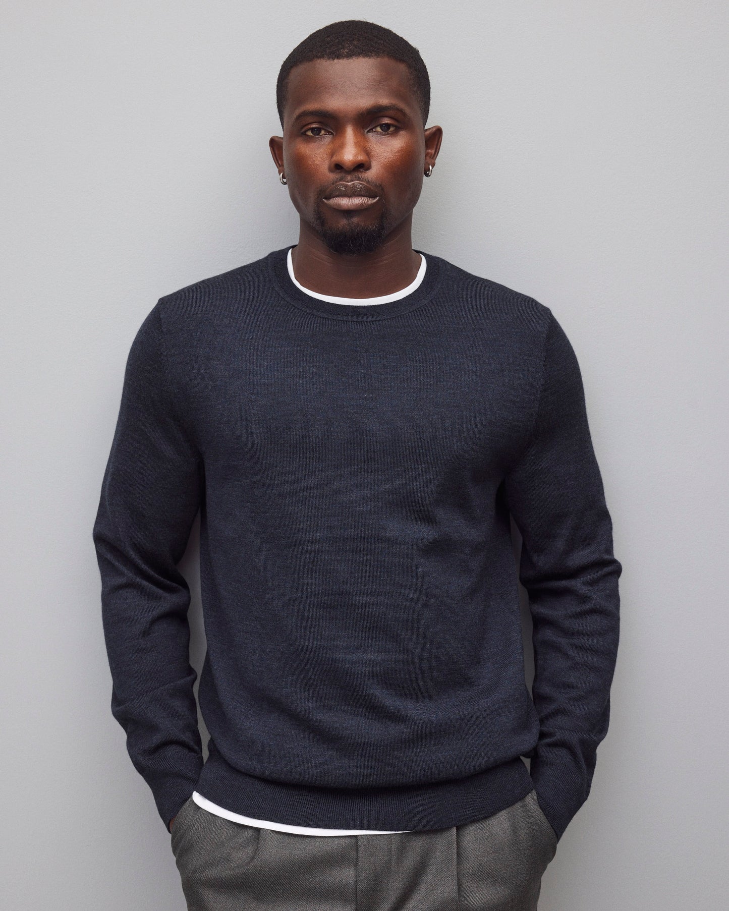 Lightweight Merino Harry Crewneck