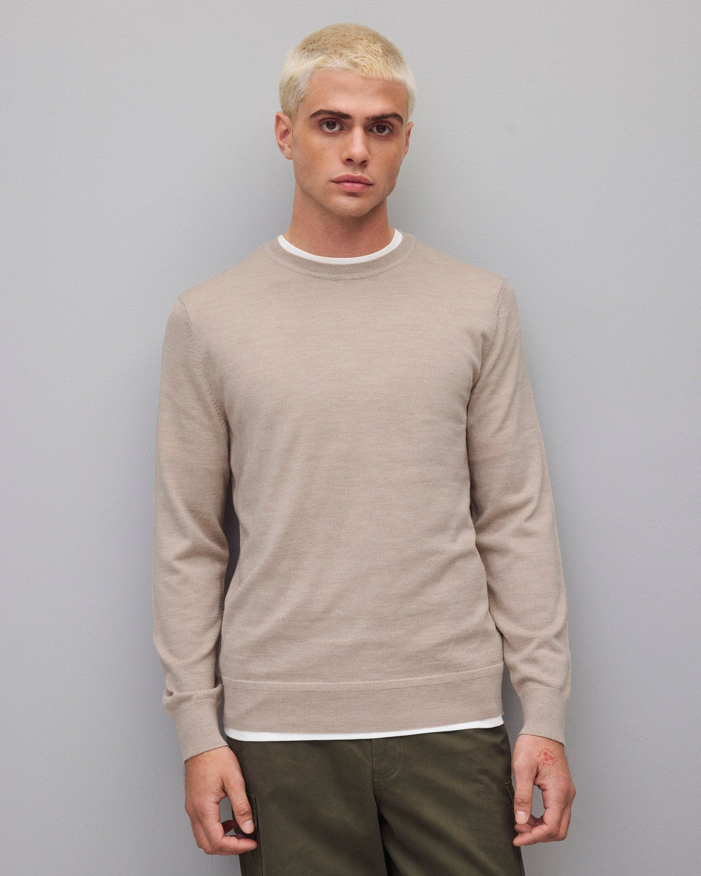 Lightweight Merino Harry Crewneck