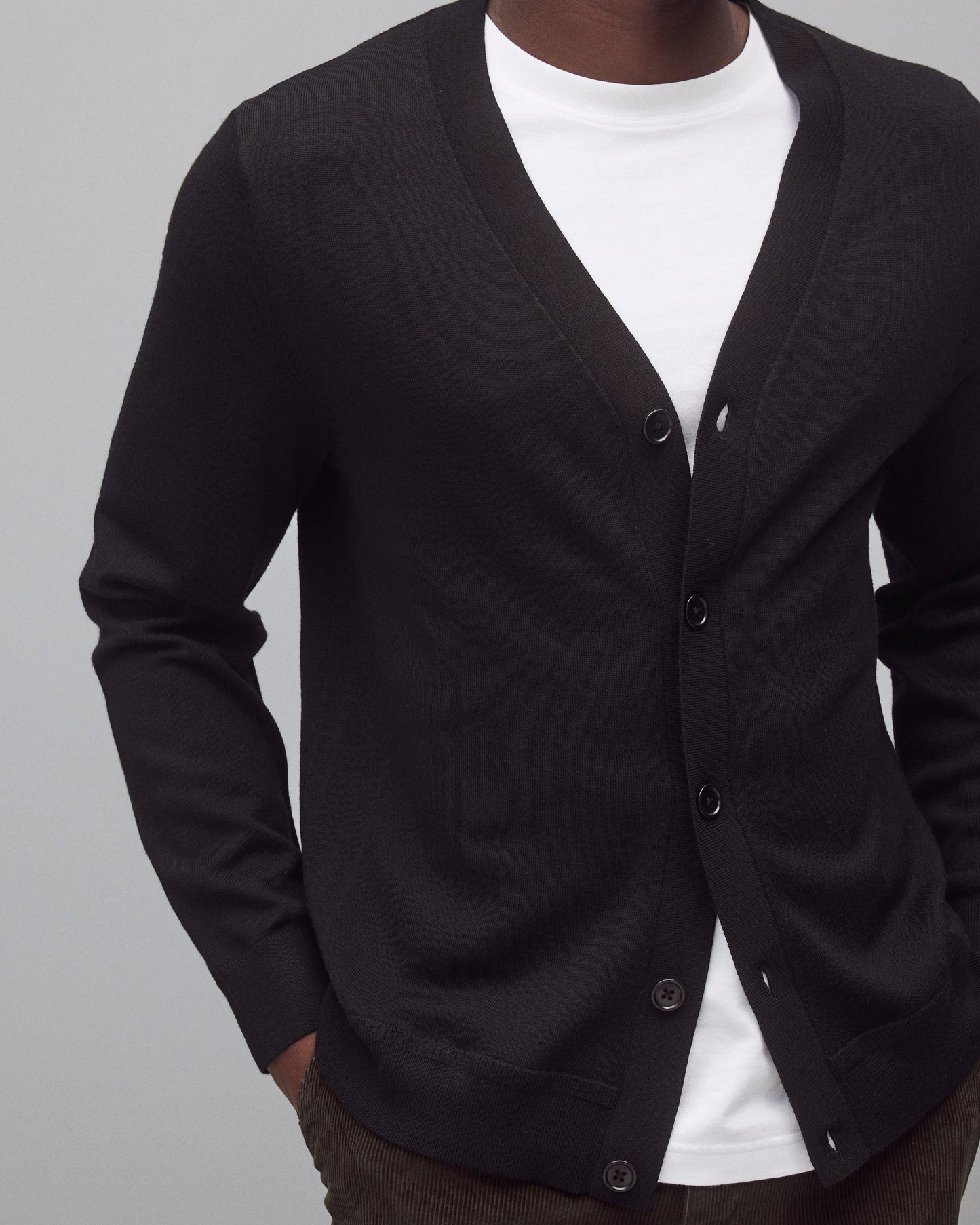 Lightweight Merino Harry Cardigan