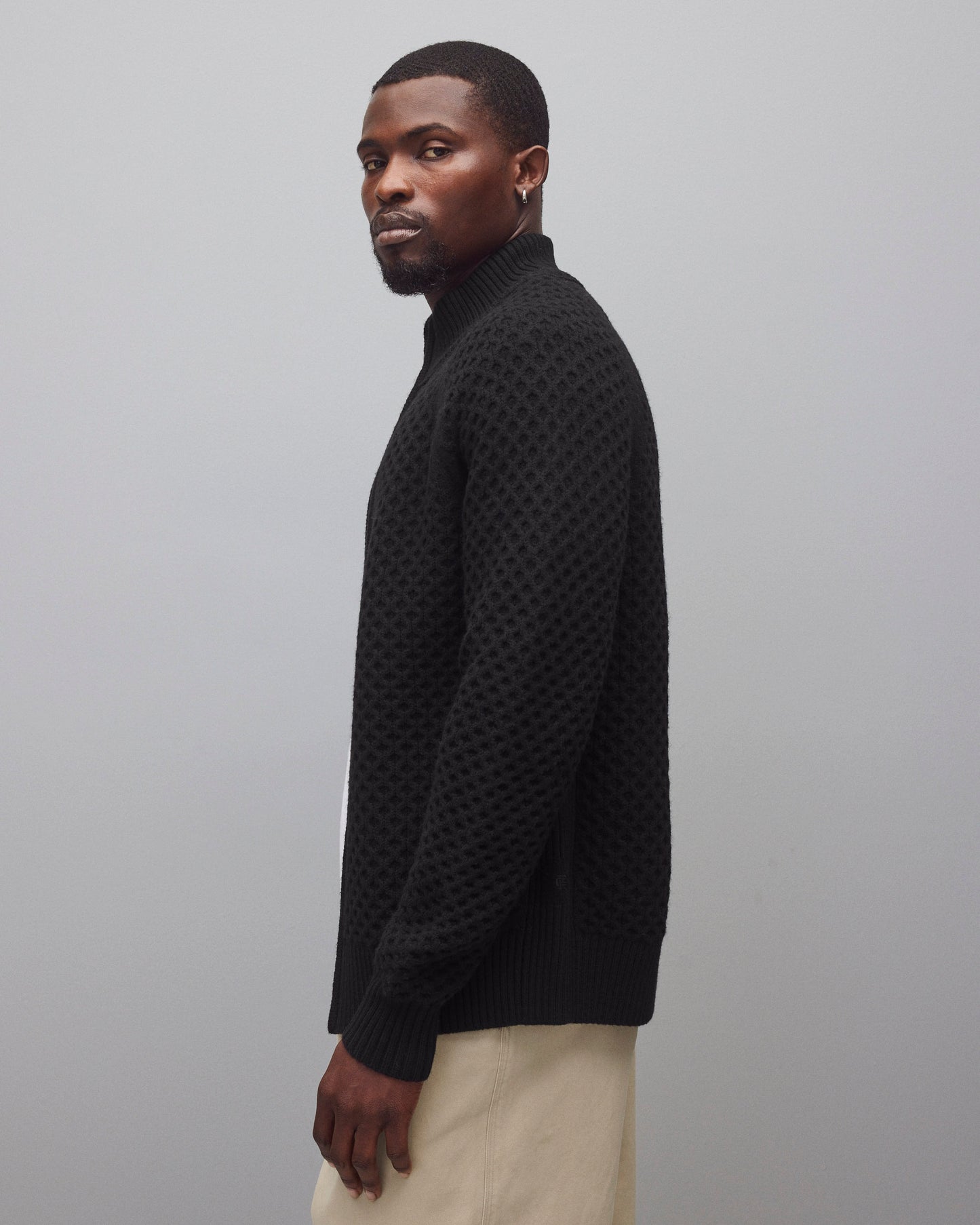 Merino Honeycomb Track Jacket