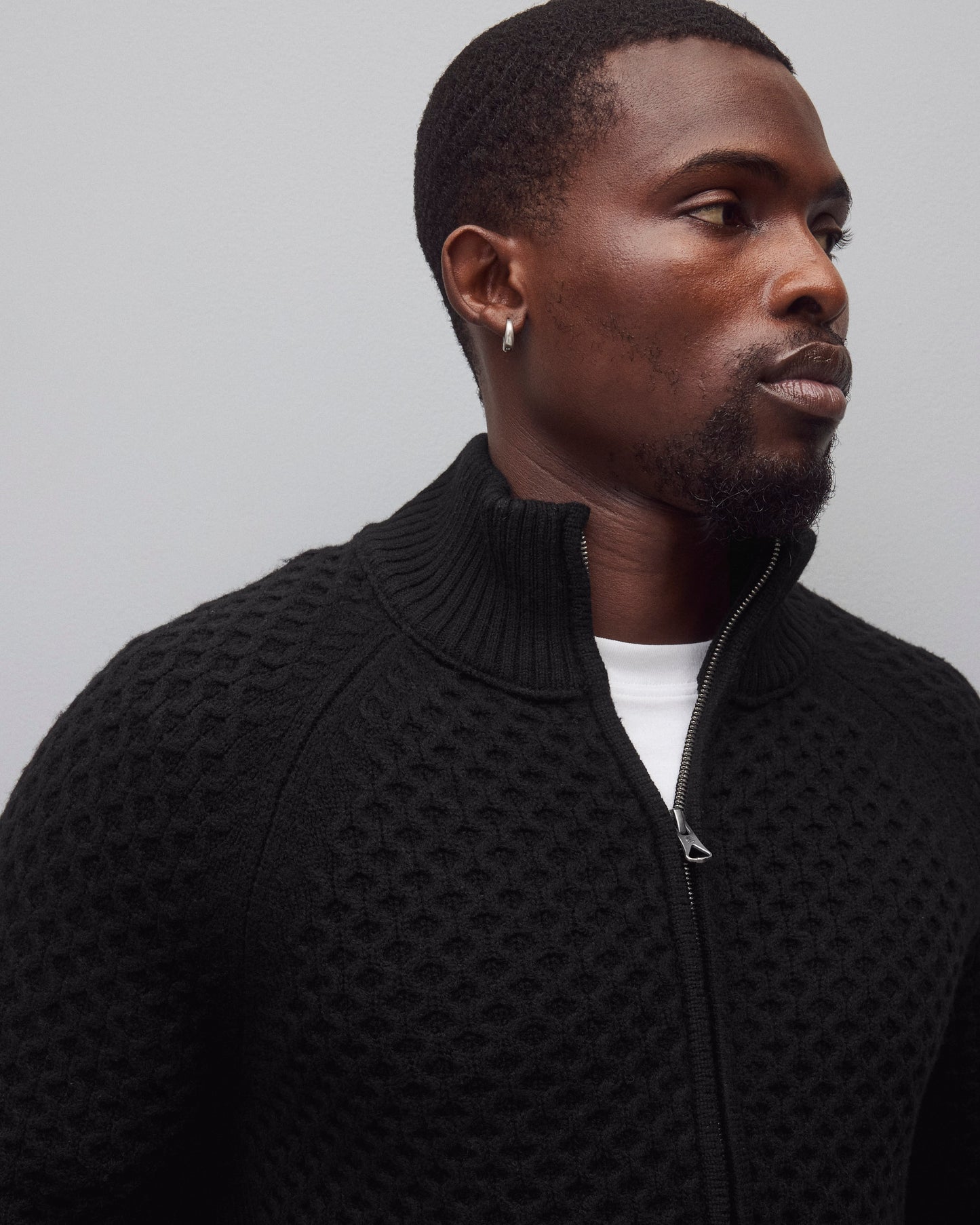 Merino Honeycomb Track Jacket