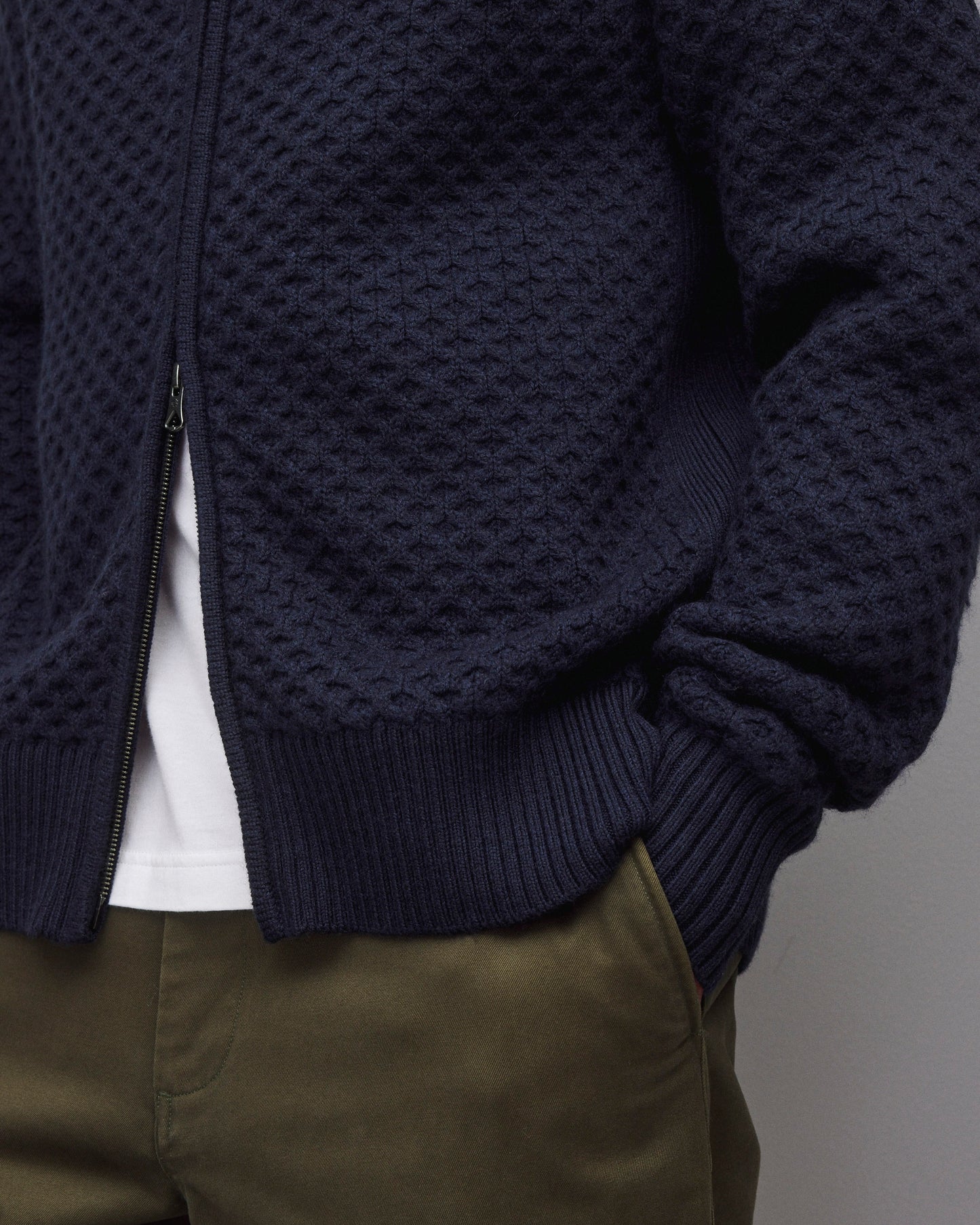 Merino Honeycomb Track Jacket