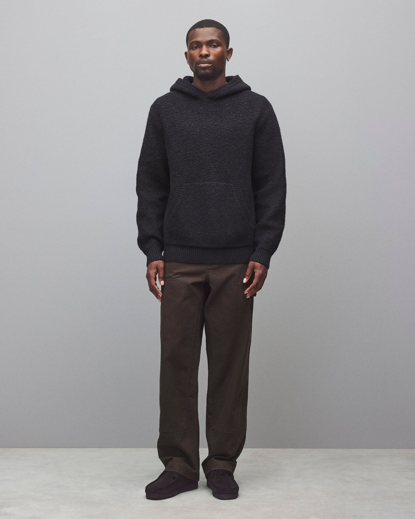 Textured Boucle Turf Hoodie