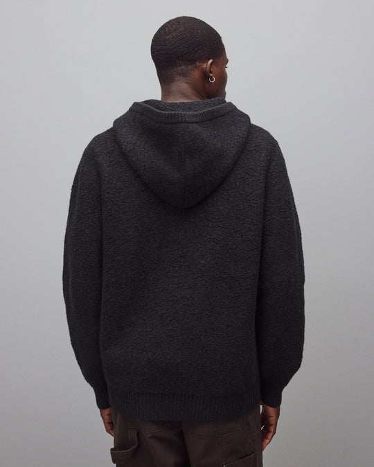Textured Boucle Turf Hoodie