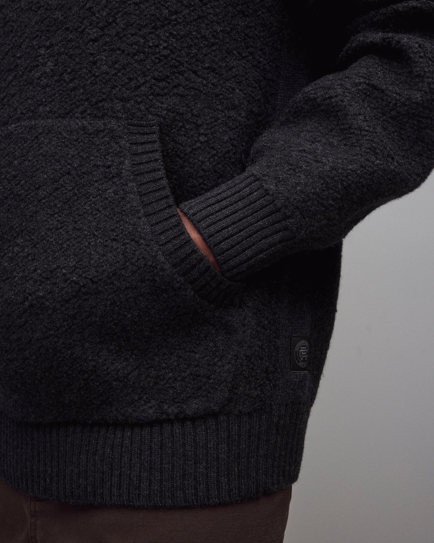 Textured Boucle Turf Hoodie