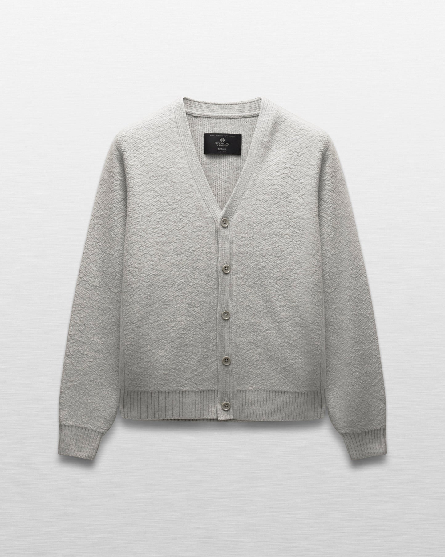 Textured Boucle Turf Cardigan