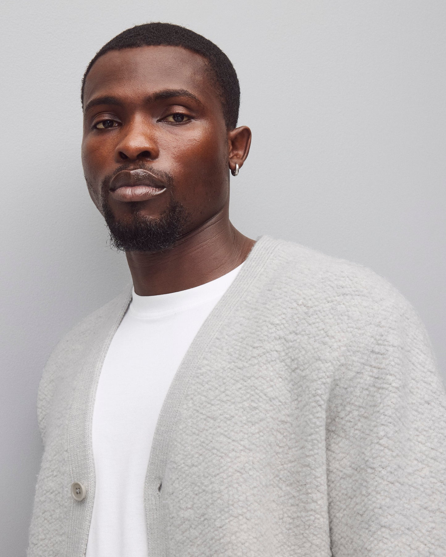 Textured Boucle Turf Cardigan