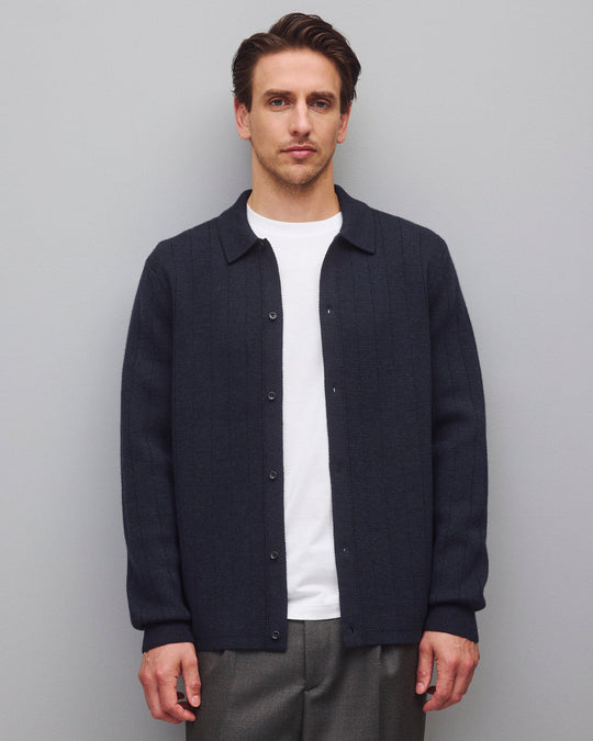 Merino Drop Needle Pier Shirt