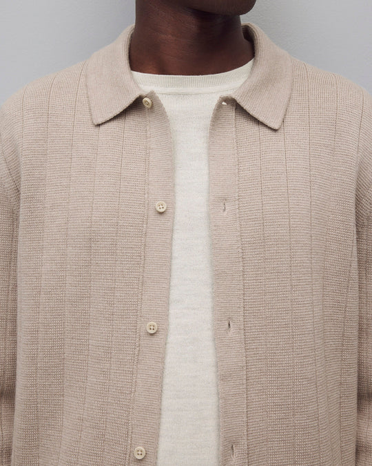 Merino Drop Needle Pier Shirt