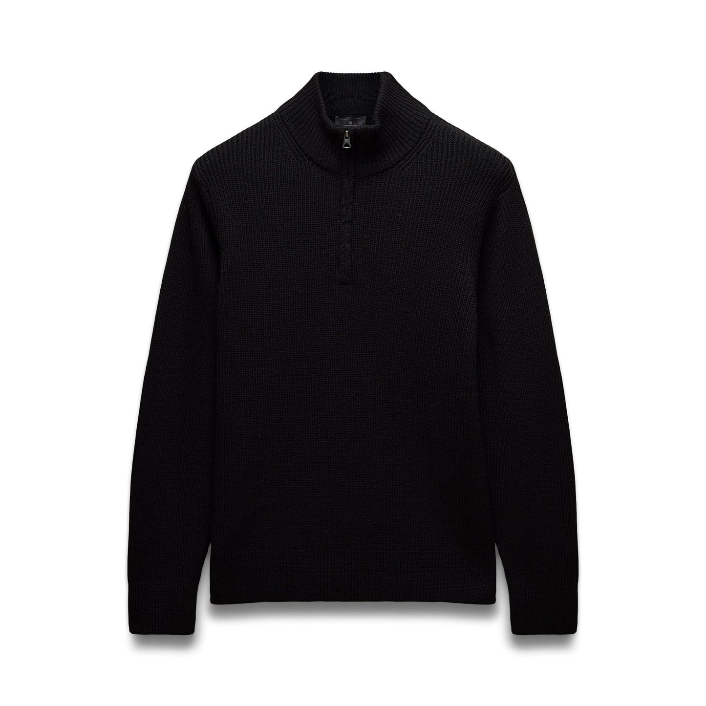 Merino Rib Vinnie Quarter Zip