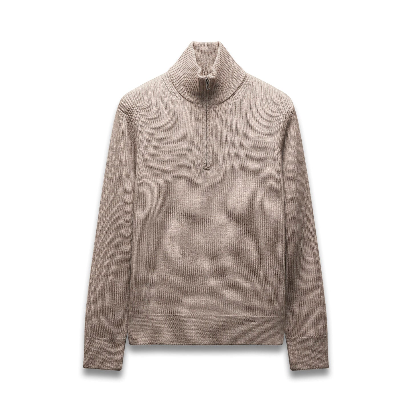 Merino Rib Vinnie Quarter Zip