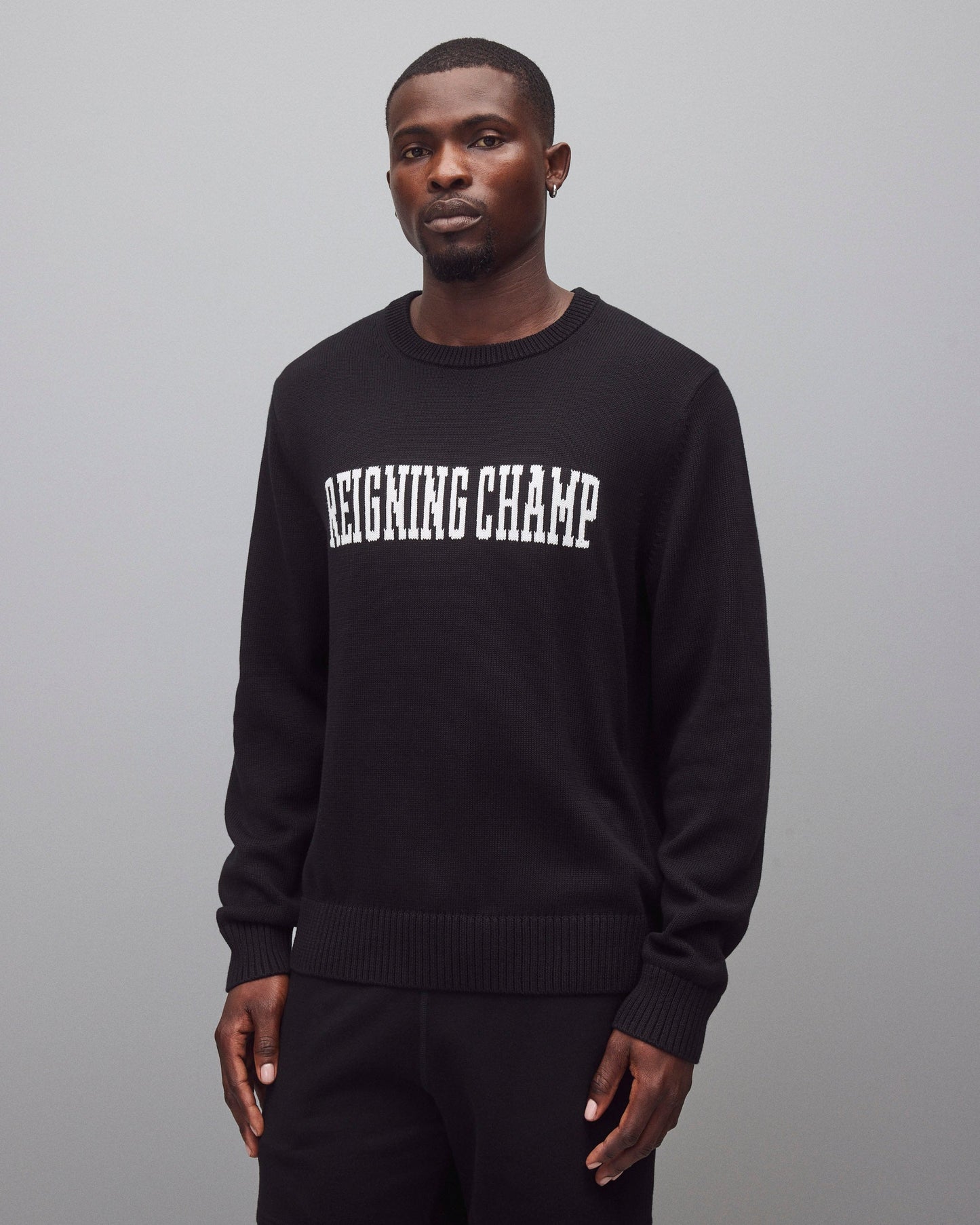 Supima Knit Collegiate Crewneck