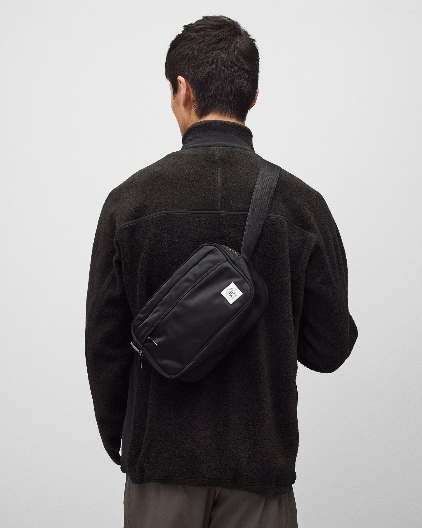 Nylon Twill Road Crossbody Bag