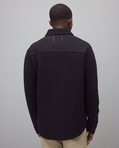 Boiled Wool Warden Overshirt