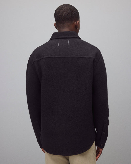 Boiled Wool Warden Overshirt