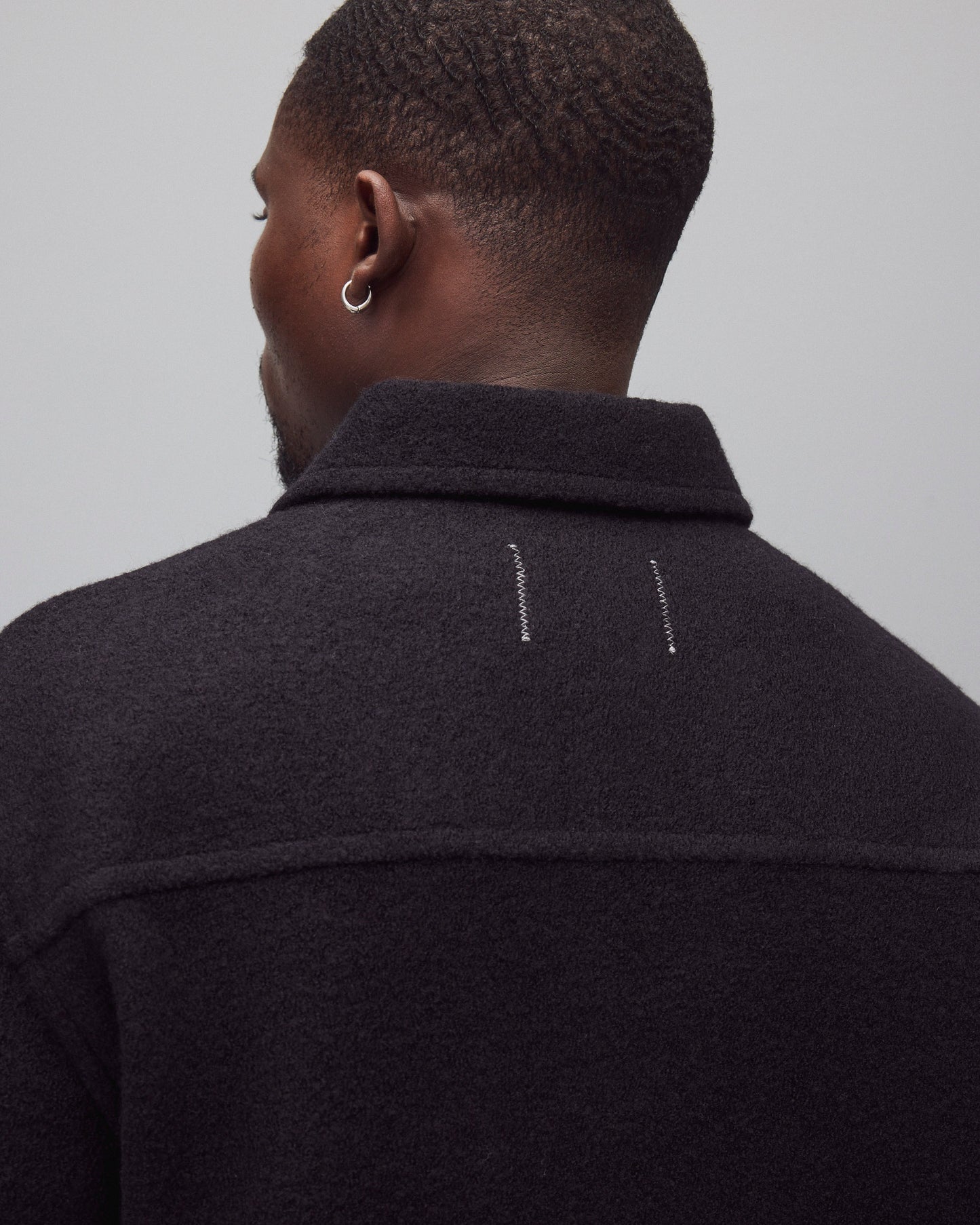 Boiled Wool Warden Overshirt