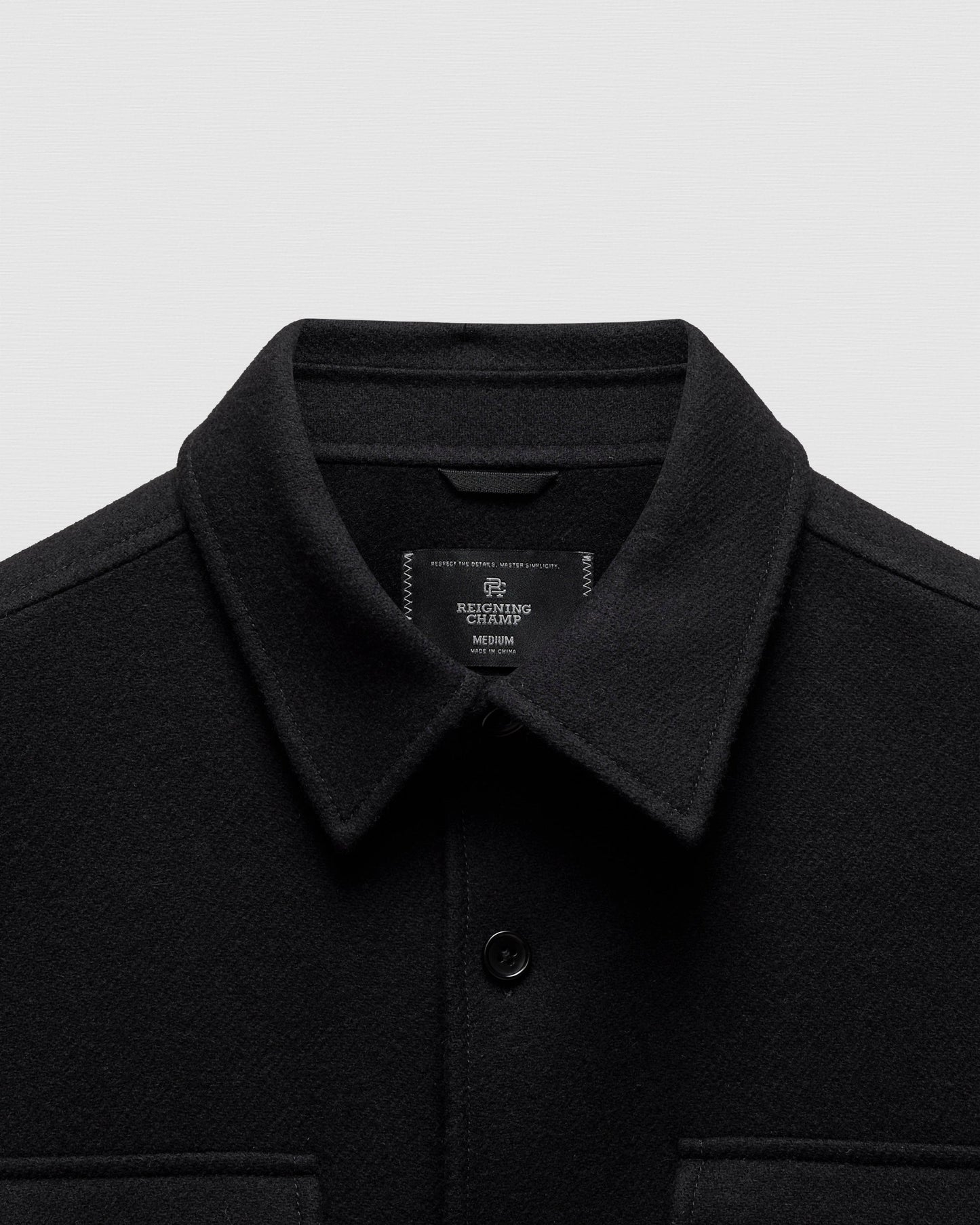 Double Faced Wool Concourse Overshirt