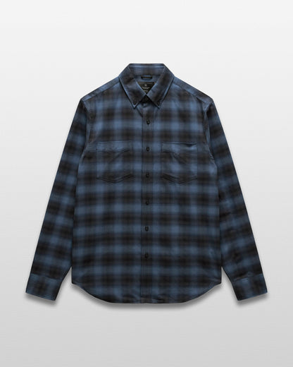 Cotton Plaid Site Standard Shirt