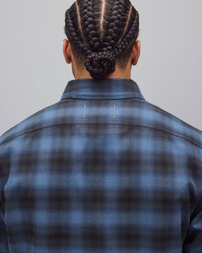 Cotton Plaid Site Standard Shirt