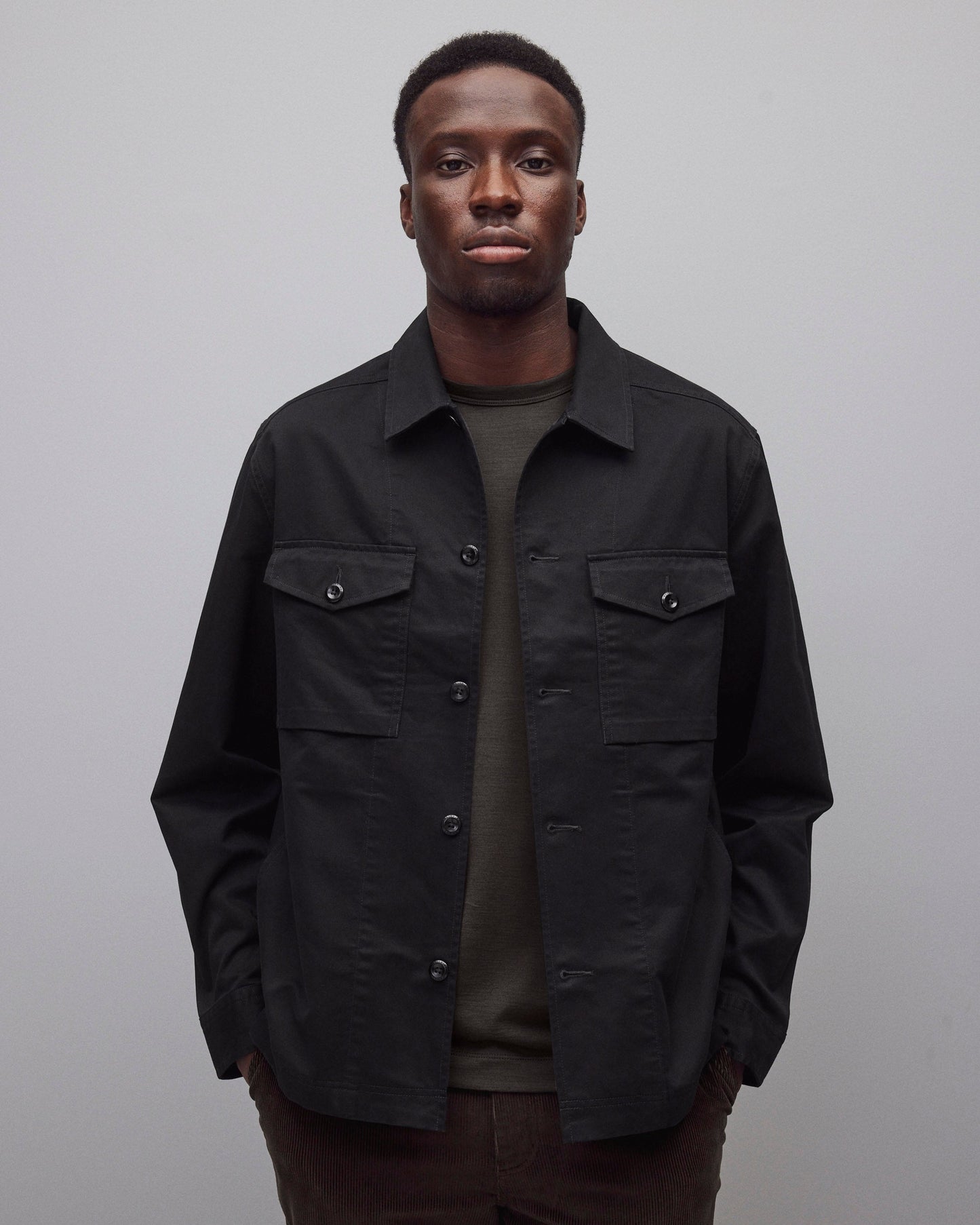 Cotton Chino Keeper Standard Overshirt