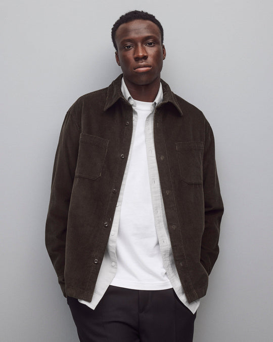 Corduroy Campus Standard Overshirt