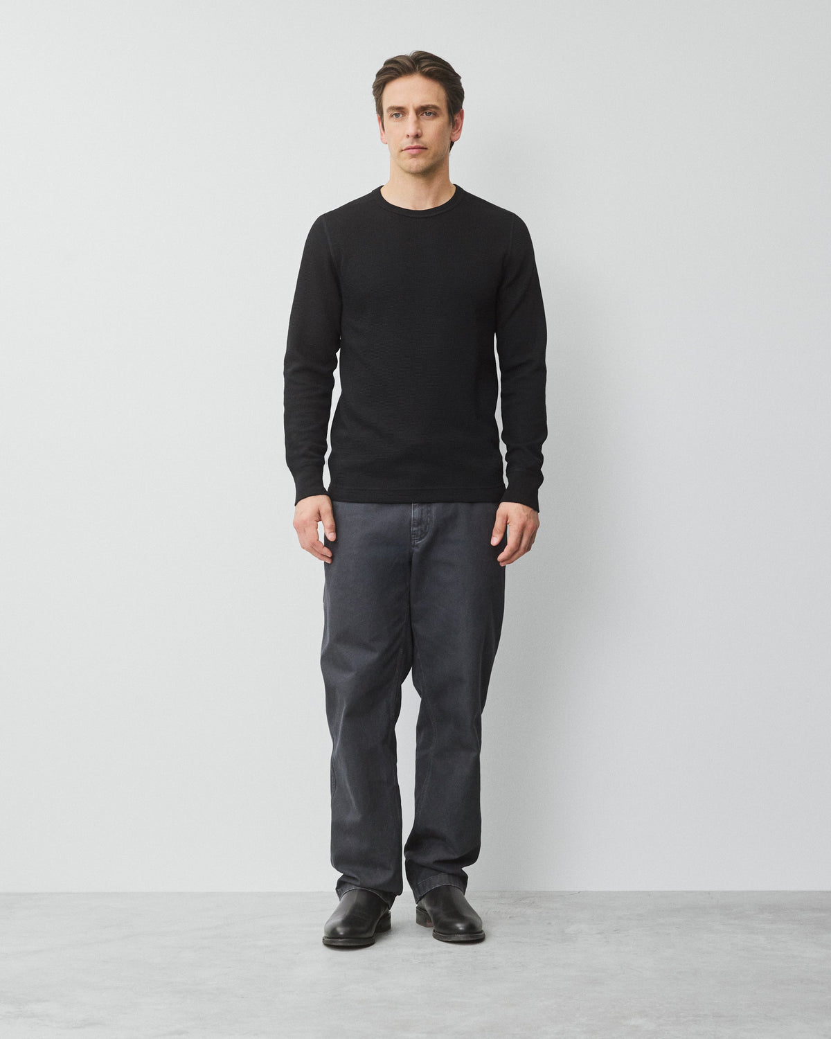 Lightweight Waffle Standard Long Sleeve