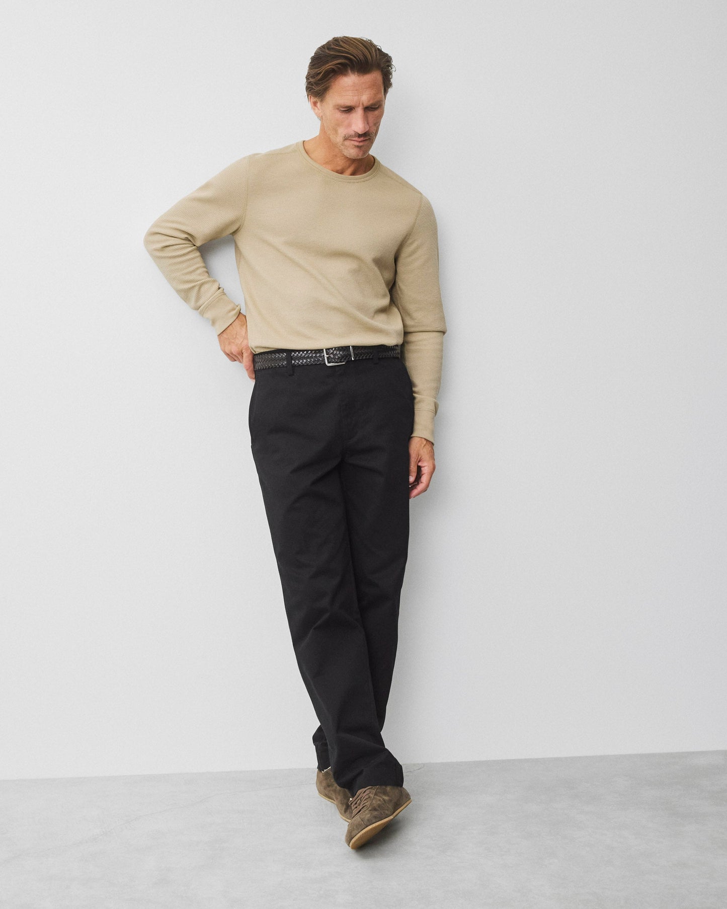 Lightweight Waffle Standard Long Sleeve