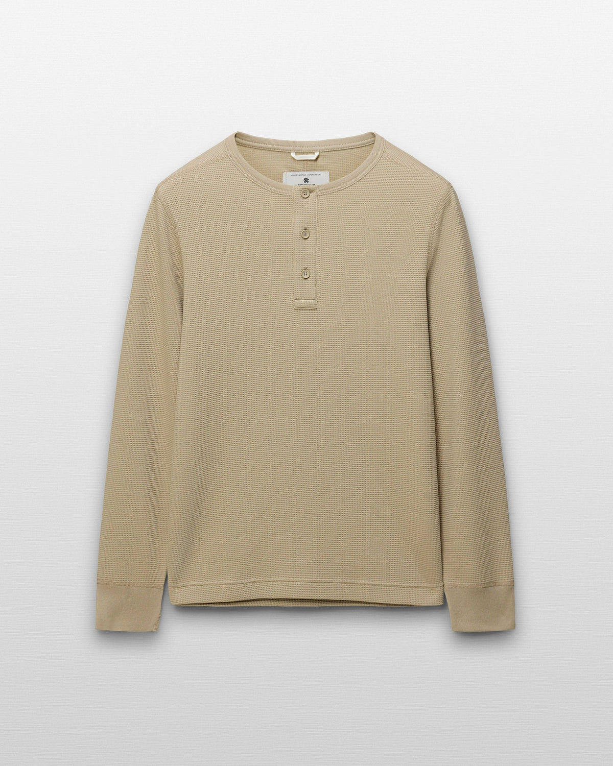 Lightweight Waffle Standard Henley