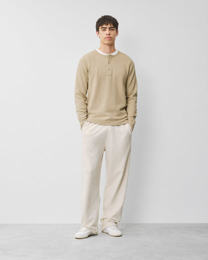 Lightweight Waffle Standard Henley
