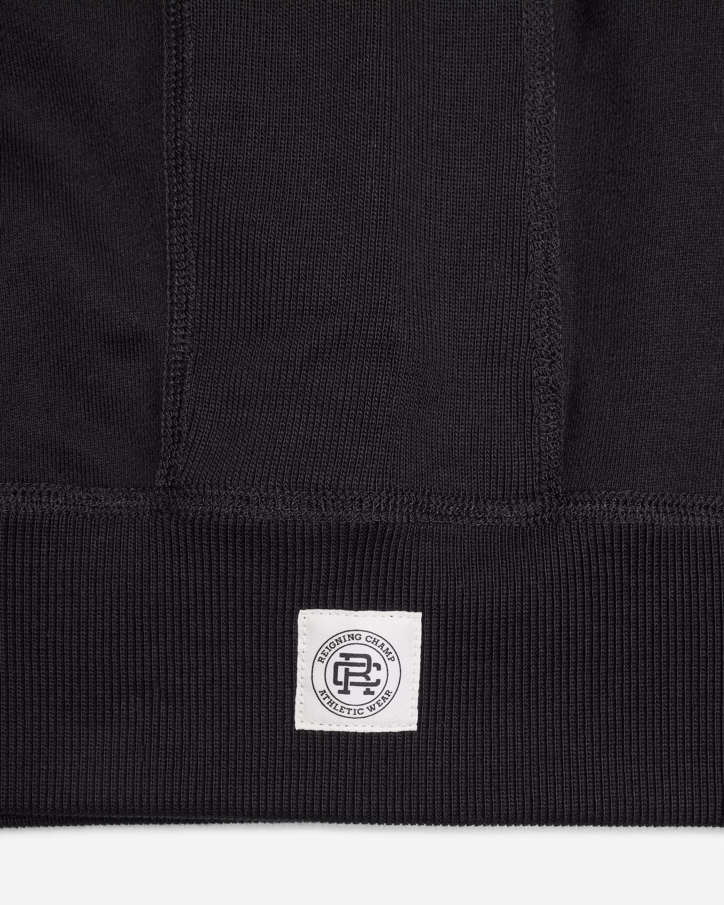 Midweight Terry Standard Button Mockneck