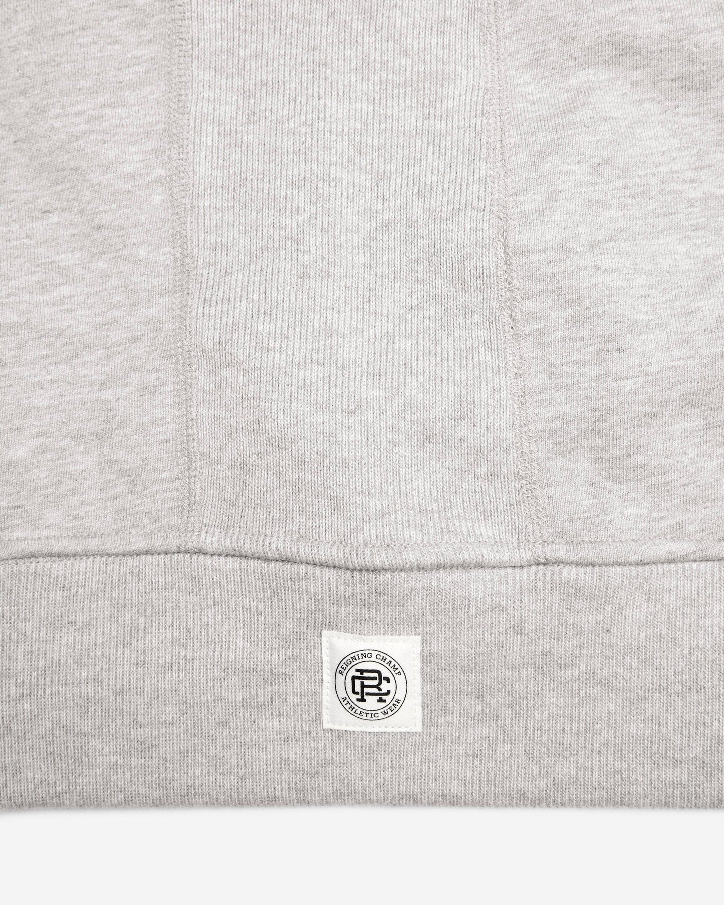 Midweight Terry Standard Button Mockneck