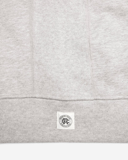 Midweight Terry Standard Button Mockneck