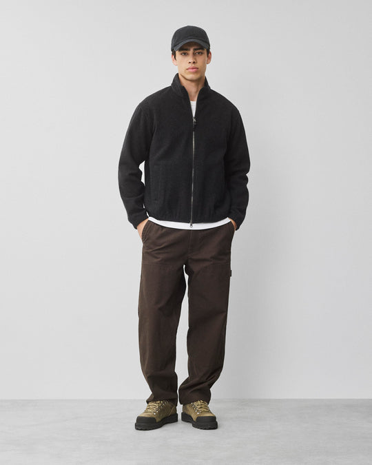 Wool Fleece Ridge Zip Jacket
