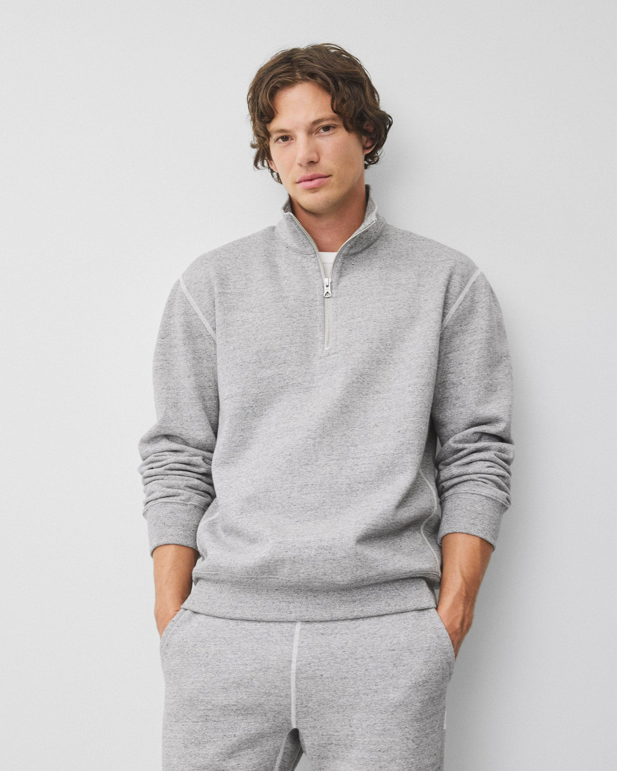 Brushed Fleece Standard Quarter Zip