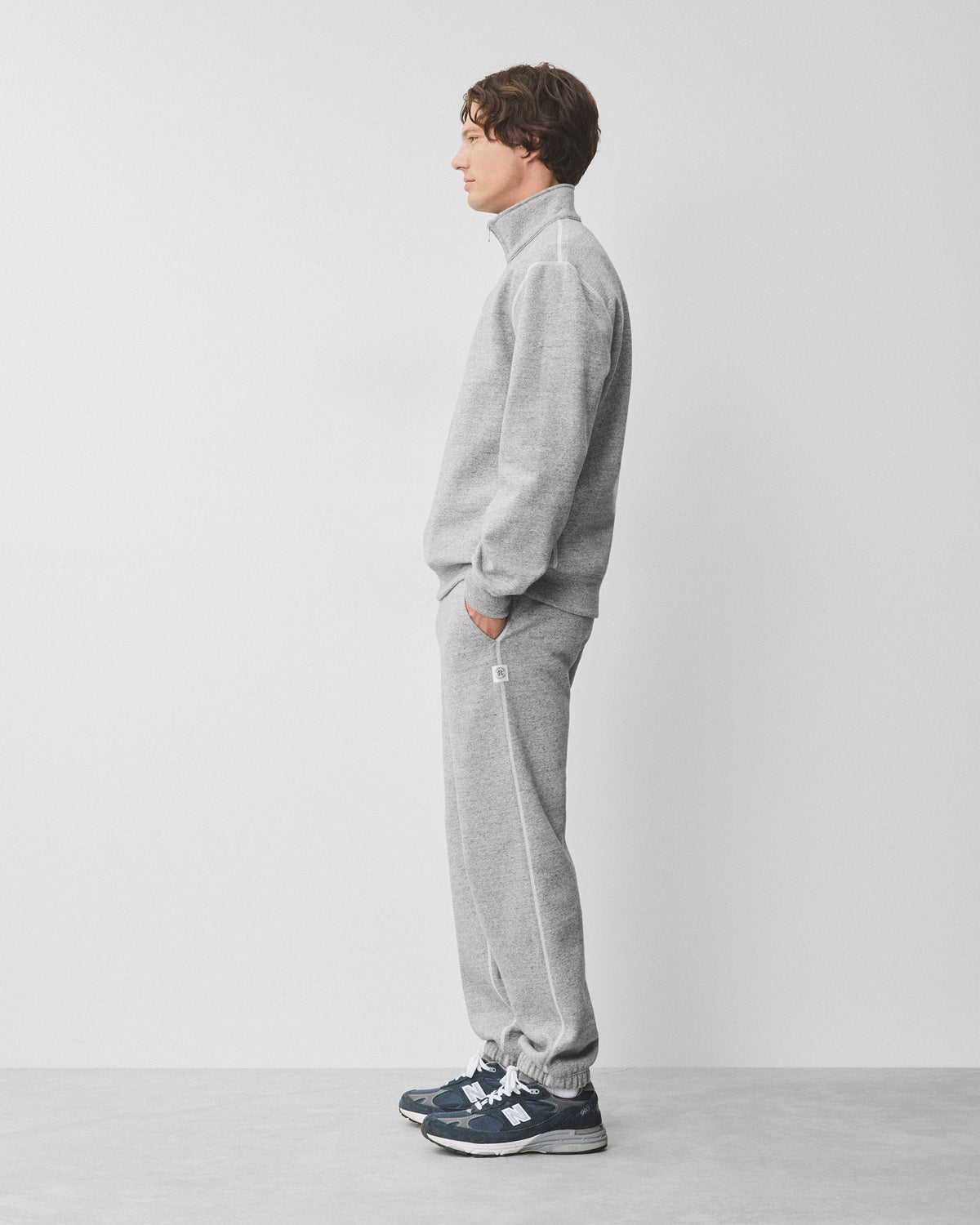 Brushed Fleece Standard Quarter Zip