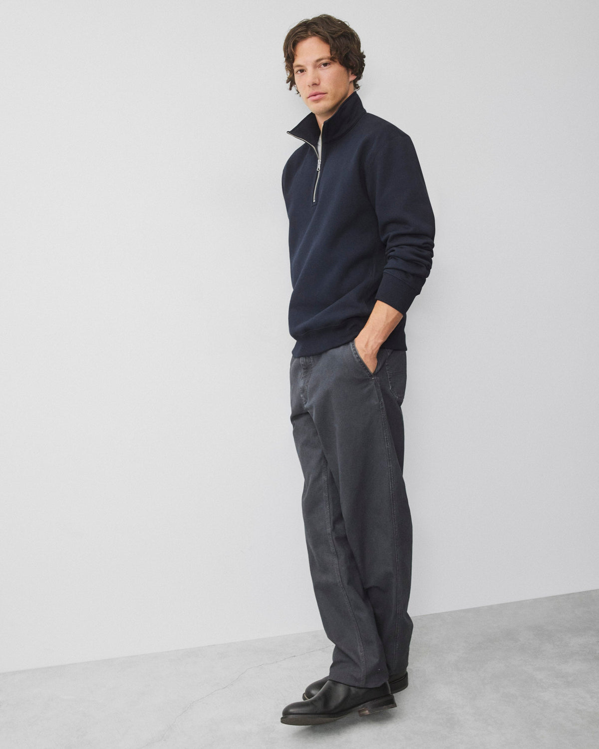 Brushed Fleece Standard Quarter Zip