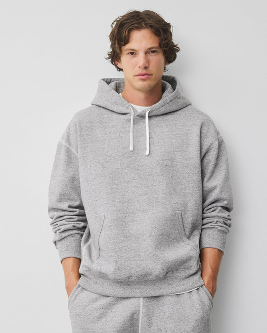 Brushed Fleece Relaxed Hoodie