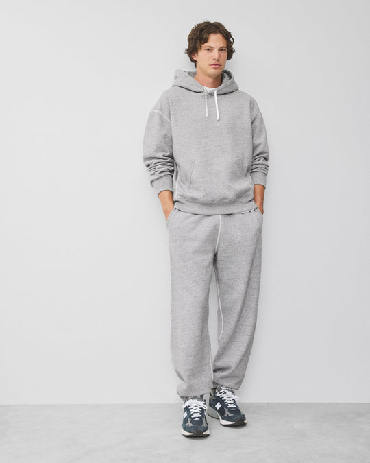 Brushed Fleece Relaxed Hoodie