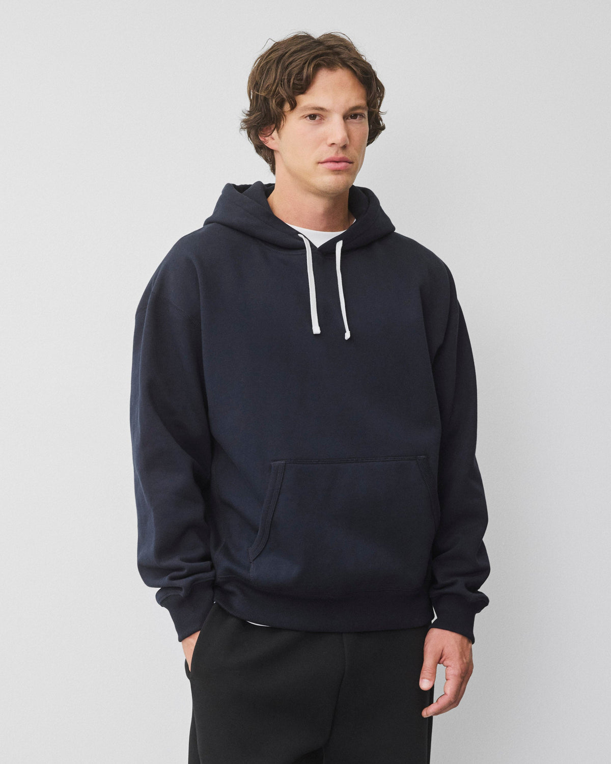 Brushed Fleece Relaxed Hoodie