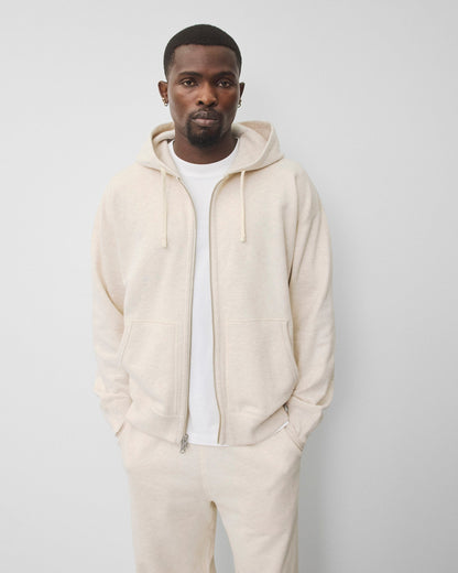 Midweight Terry Relaxed Zip Hoodie