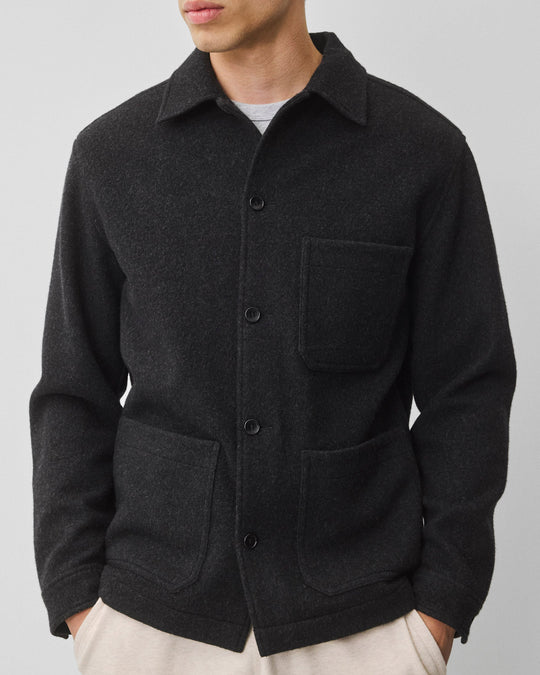 Wool Fleece Chore Jacket