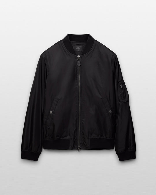 Nylon Twill Flight Jacket
