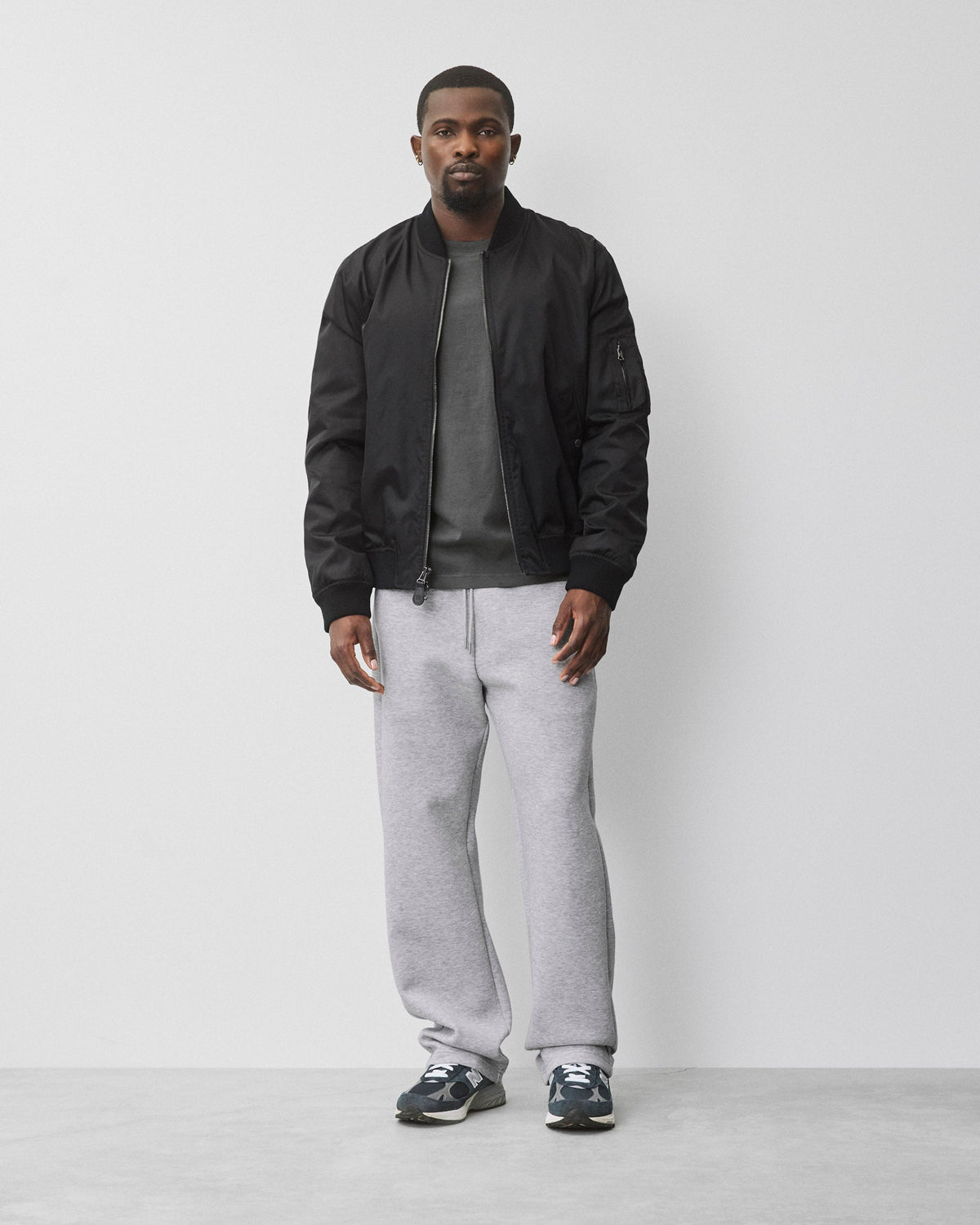 Nylon Twill Flight Jacket