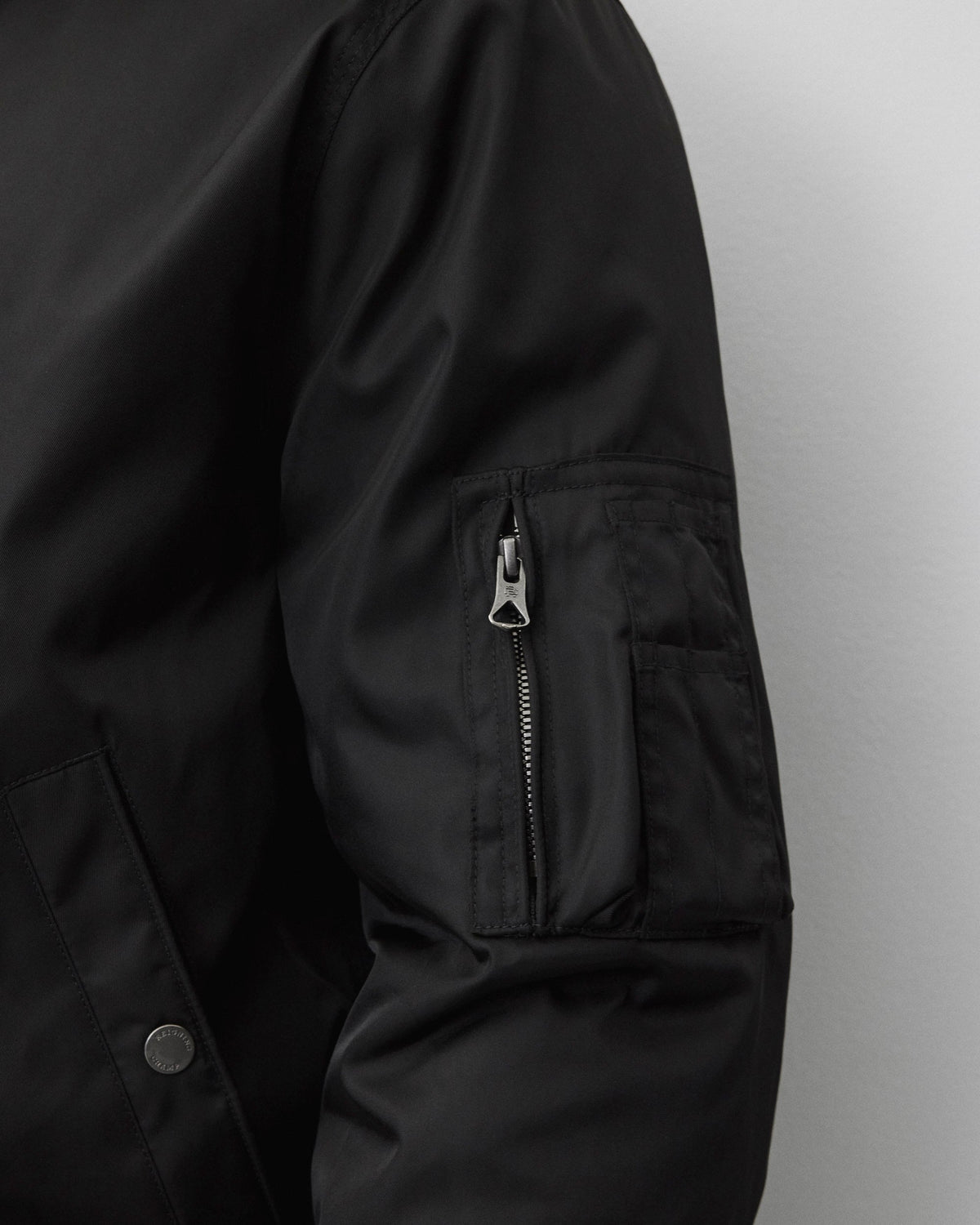 Nylon Twill Flight Jacket