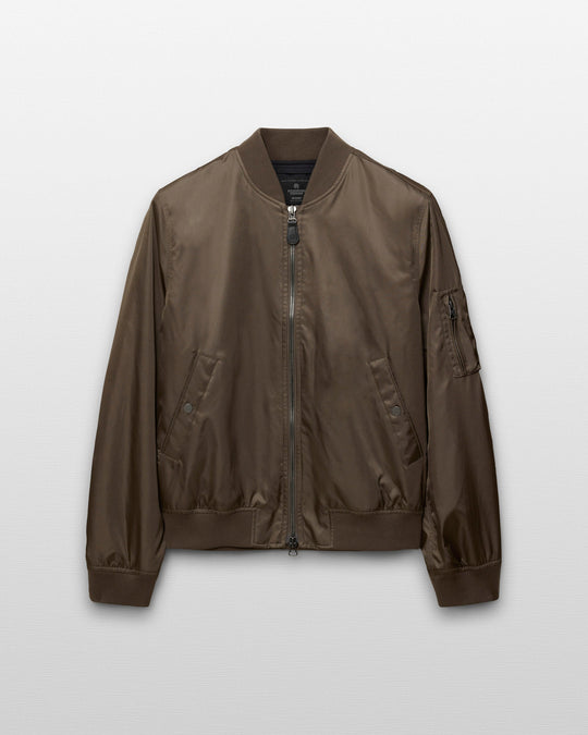 Nylon Twill Flight Jacket