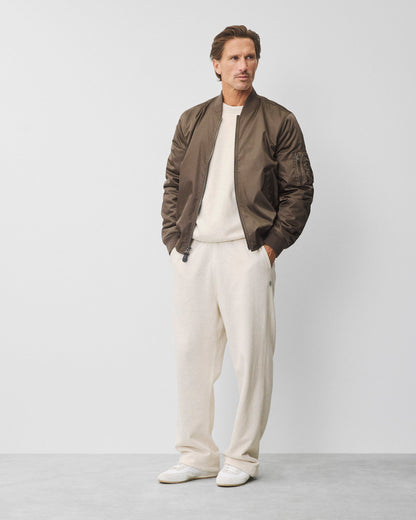 Nylon Twill Flight Jacket