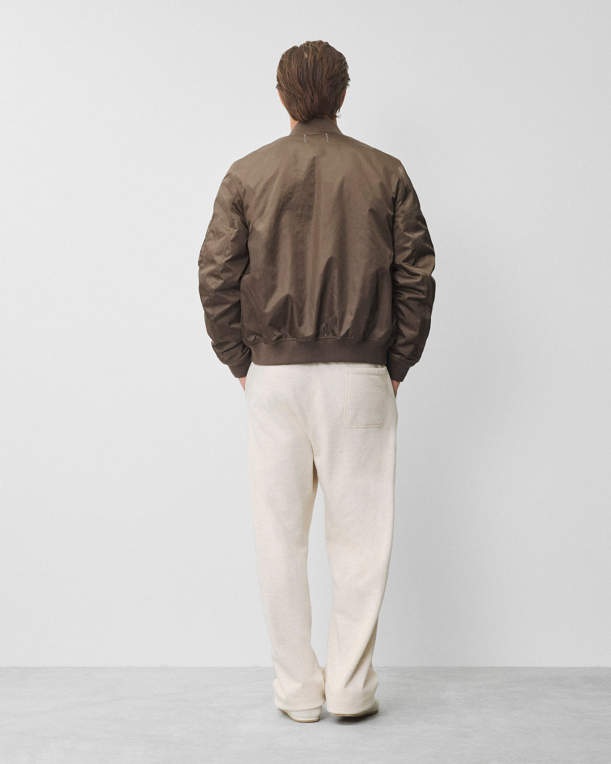 Nylon Twill Flight Jacket