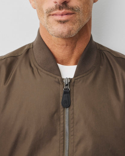 Nylon Twill Flight Jacket